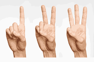 How Many Fingers are Up?